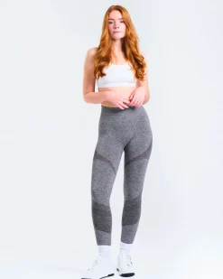 Solar Seamless Tights Dark Grey Marl