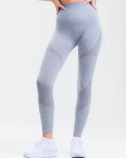 Solar Seamless Tights Mid Grey Marl
