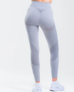 Solar Seamless Tights Mid Grey Marl
