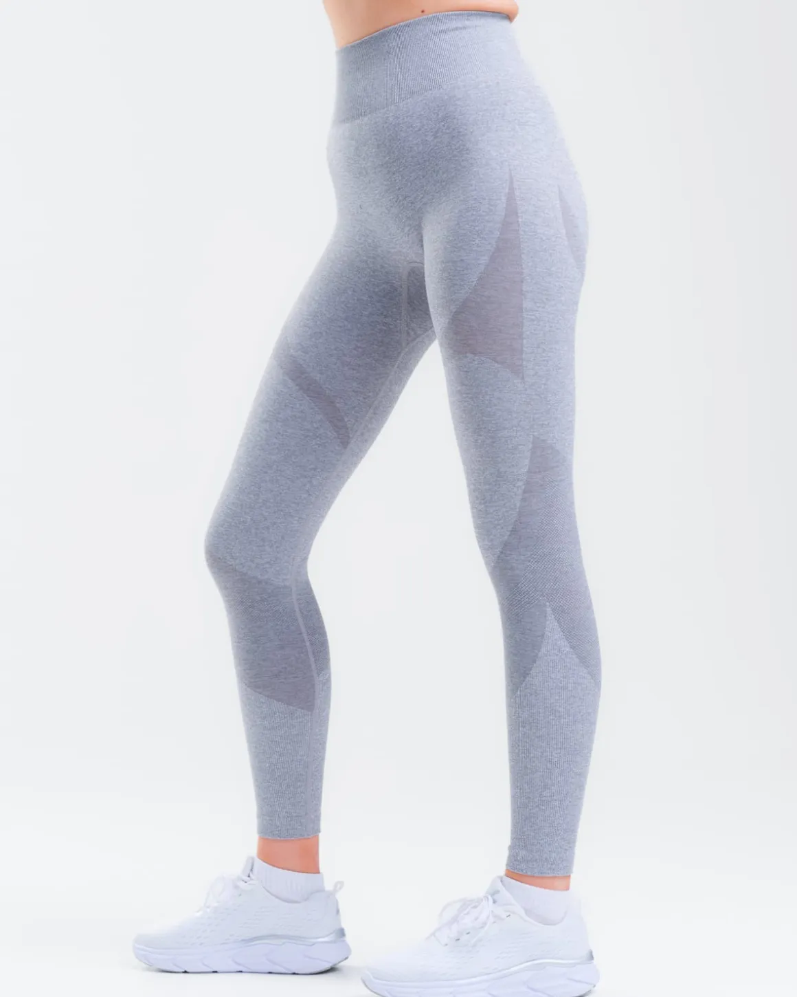 Solar Seamless Tights Mid Grey Marl