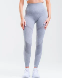 Solar Seamless Tights Mid Grey Marl