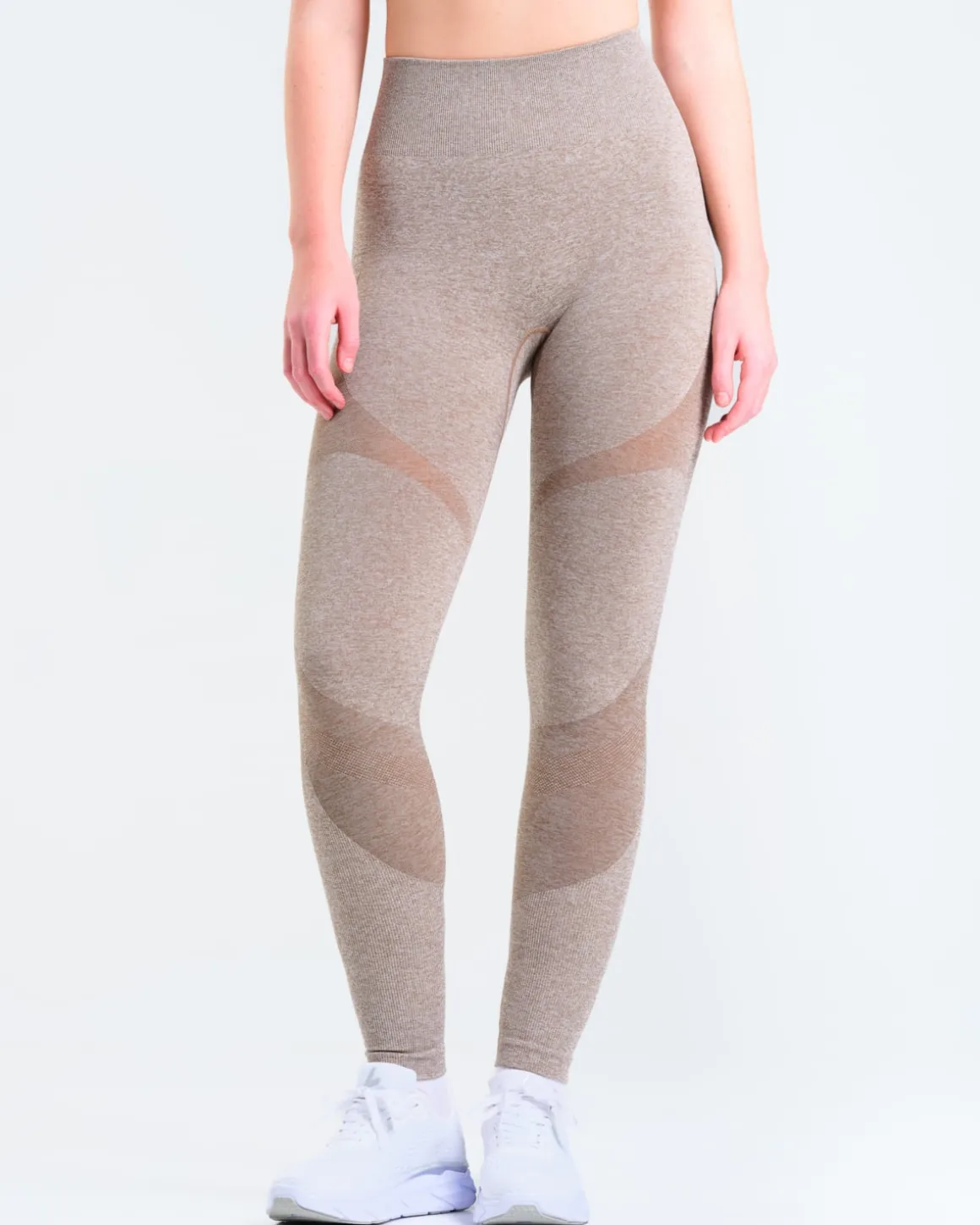 Solar Seamless Tights Mole Brown Marl