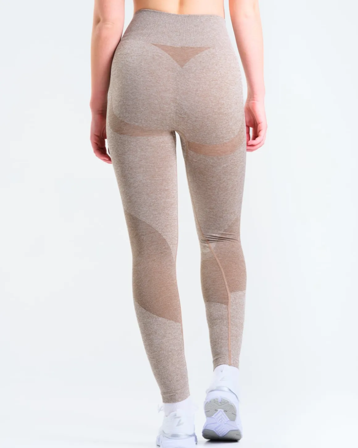 Solar Seamless Tights Mole Brown Marl