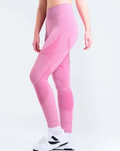 Solar Seamless Tights Pink Violet Marl