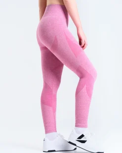 Solar Seamless Tights Pink Violet Marl