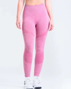 Solar Seamless Tights Pink Violet Marl
