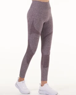 Solar Seamless Tights Red Dusty Marl
