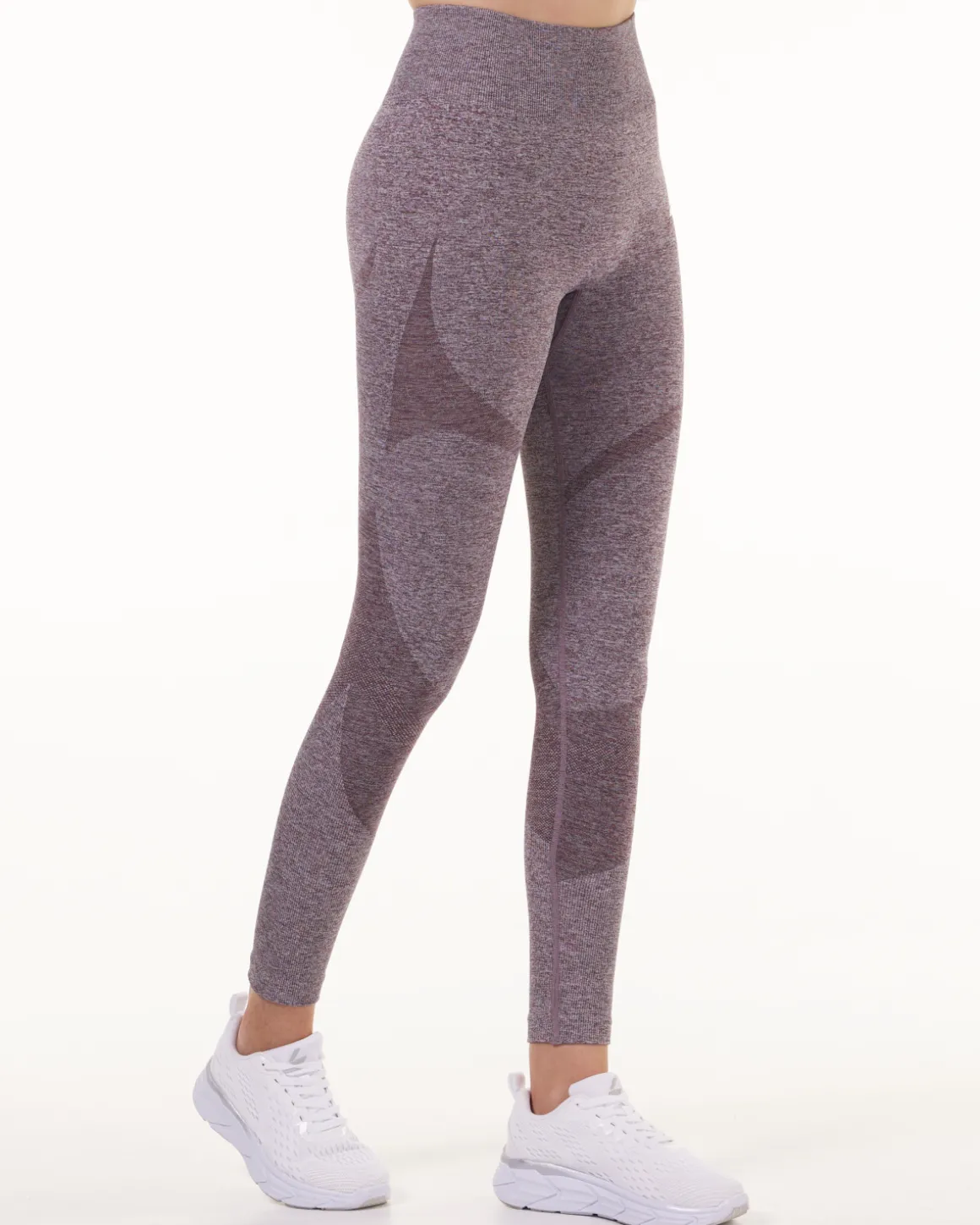 Solar Seamless Tights Red Dusty Marl