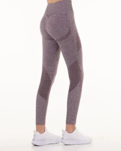 Solar Seamless Tights Red Dusty Marl