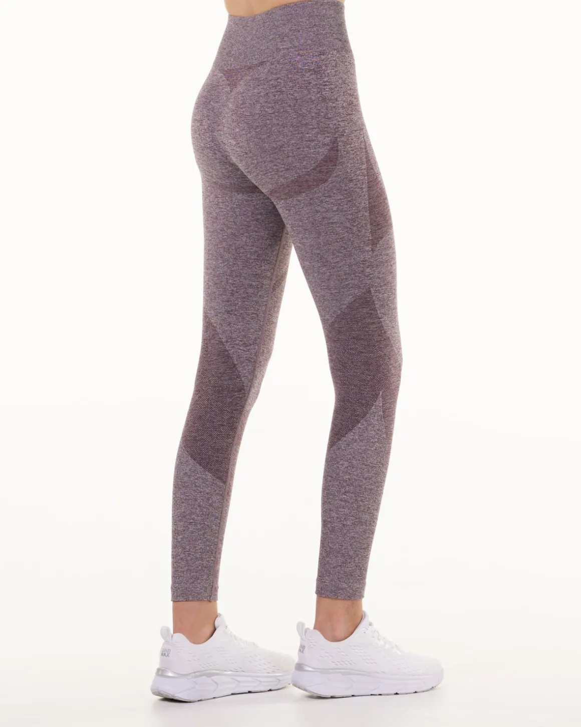 Solar Seamless Tights Red Dusty Marl