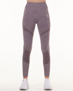 Solar Seamless Tights Red Dusty Marl