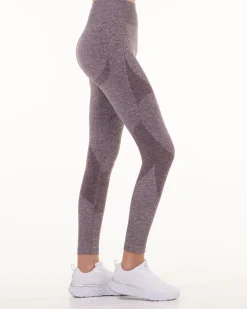Solar Seamless Tights Red Dusty Marl