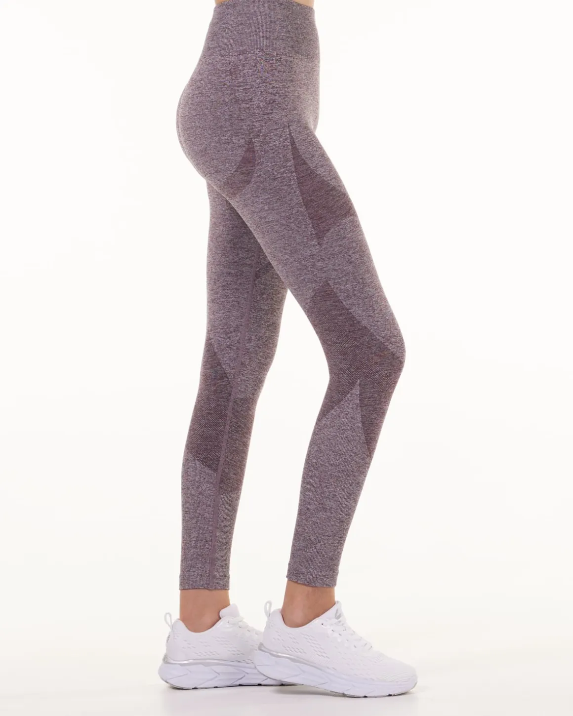 Solar Seamless Tights Red Dusty Marl
