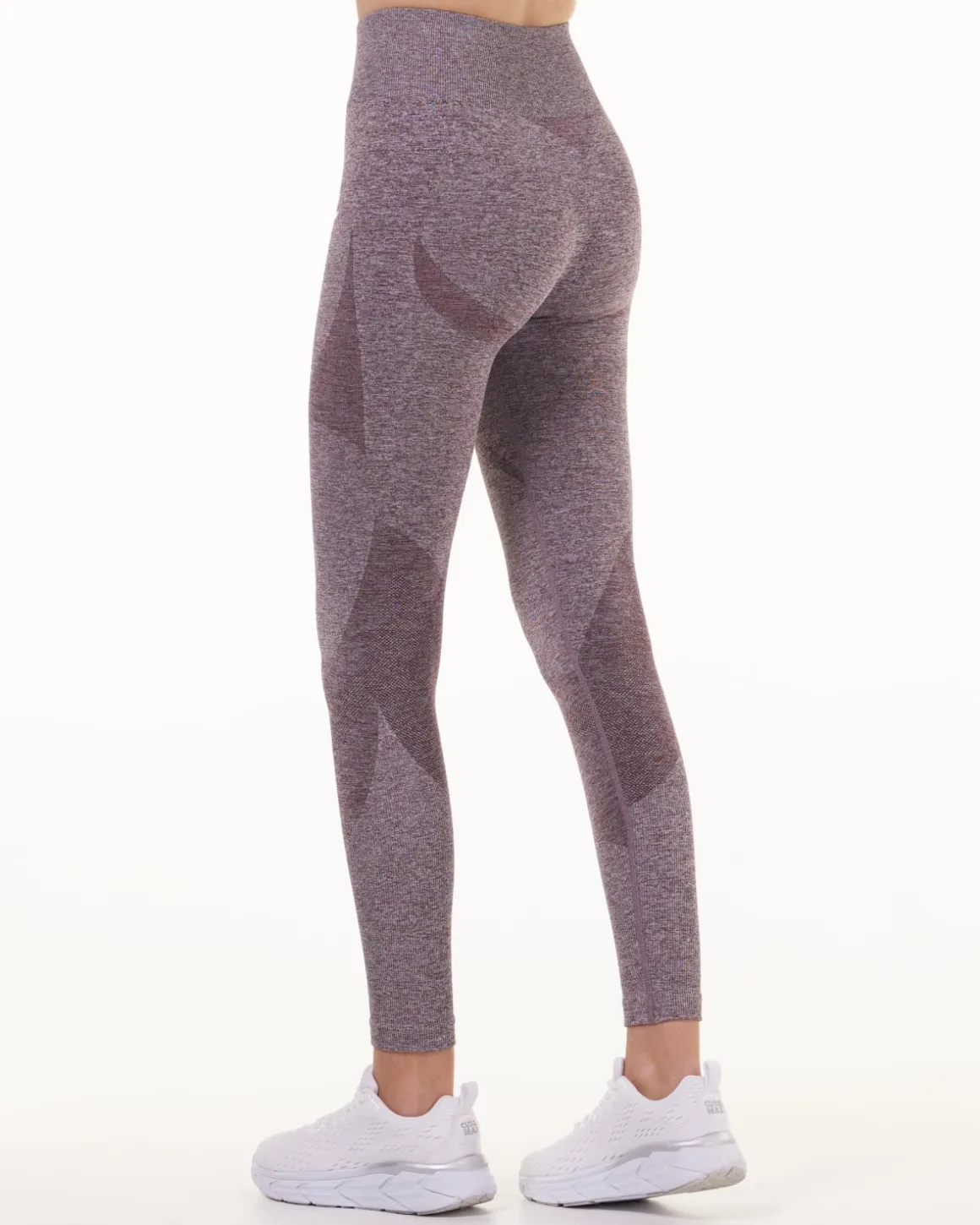 Solar Seamless Tights Red Dusty Marl