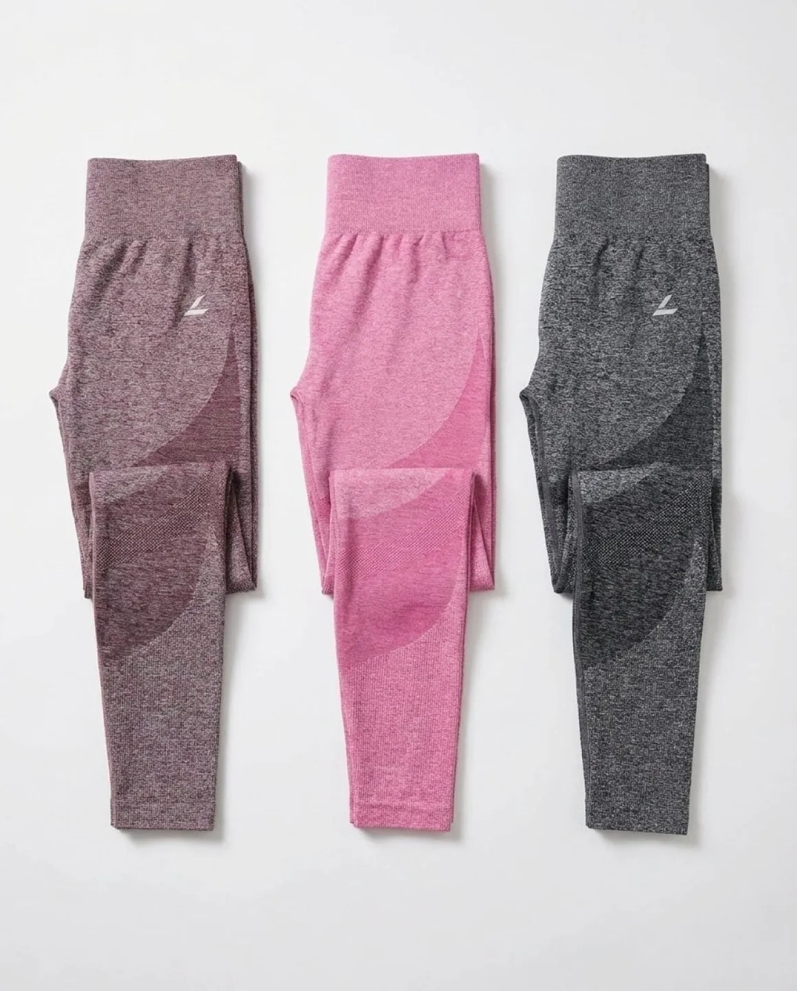 Solar Seamless Tights Red+Pink+Grey 3-PACK