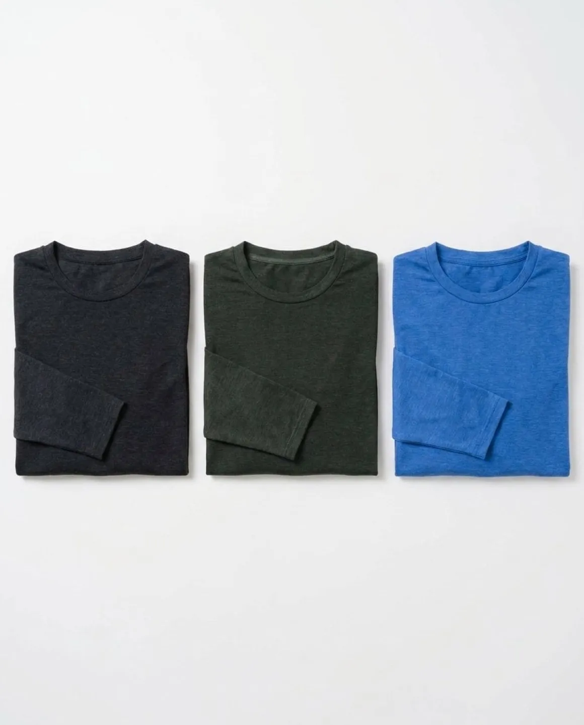 Sports Functional LS Black+Green+Blue 3-PACK