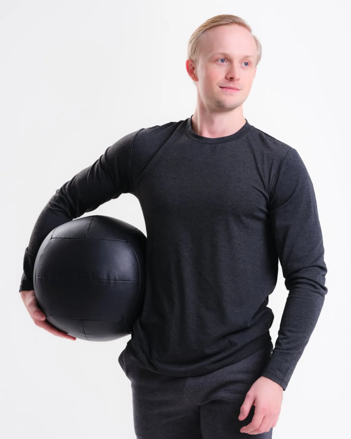 Sports Functional LS M Black Marl