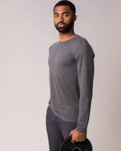 Sports Functional LS M Dark Grey Marl