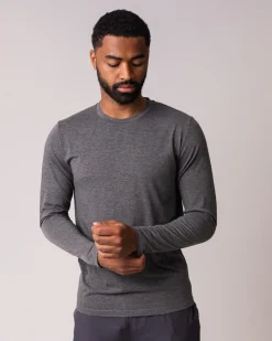 Sports Functional LS M Dark Grey Marl