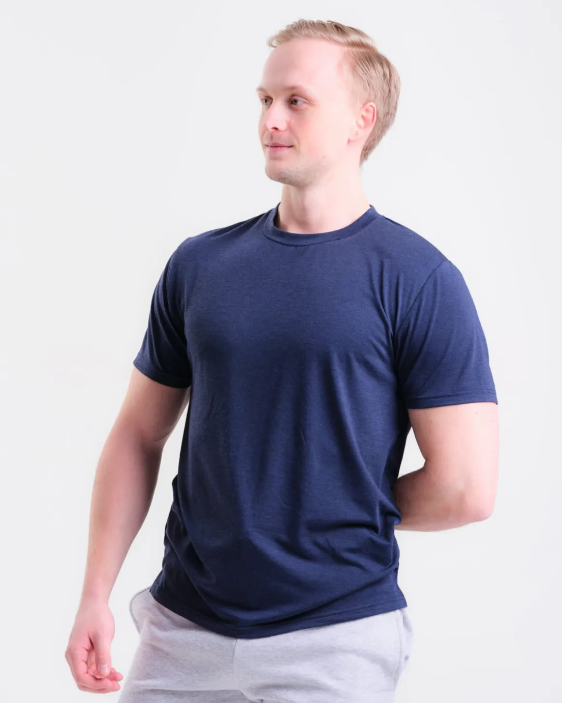 Sports Functional Tee M Blue Navy Marl 2-PACK