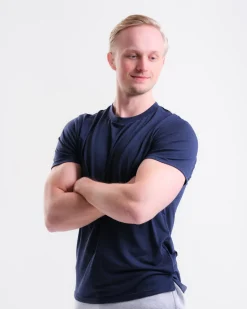 Sports Functional Tee M Blue Navy Marl 2-PACK