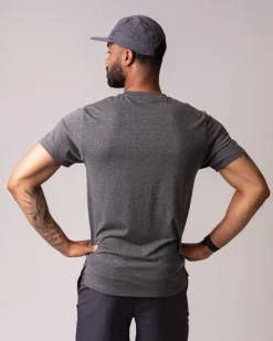 Sports Functional Tee M Dark Grey Melange