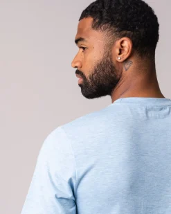 Sports Functional Tee M Grey+Blue 2-PACK