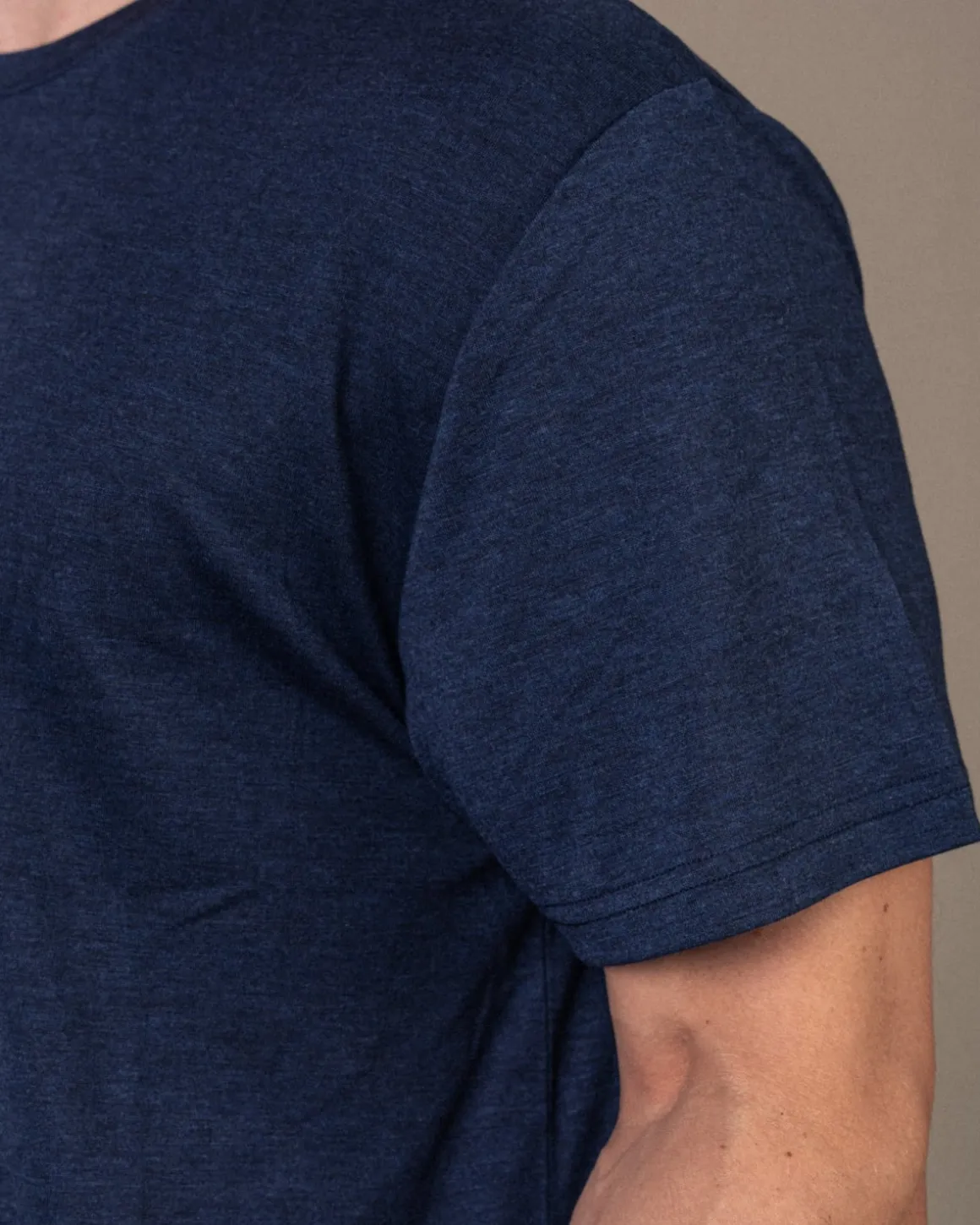 Sports Functional Tee M Navy Marl