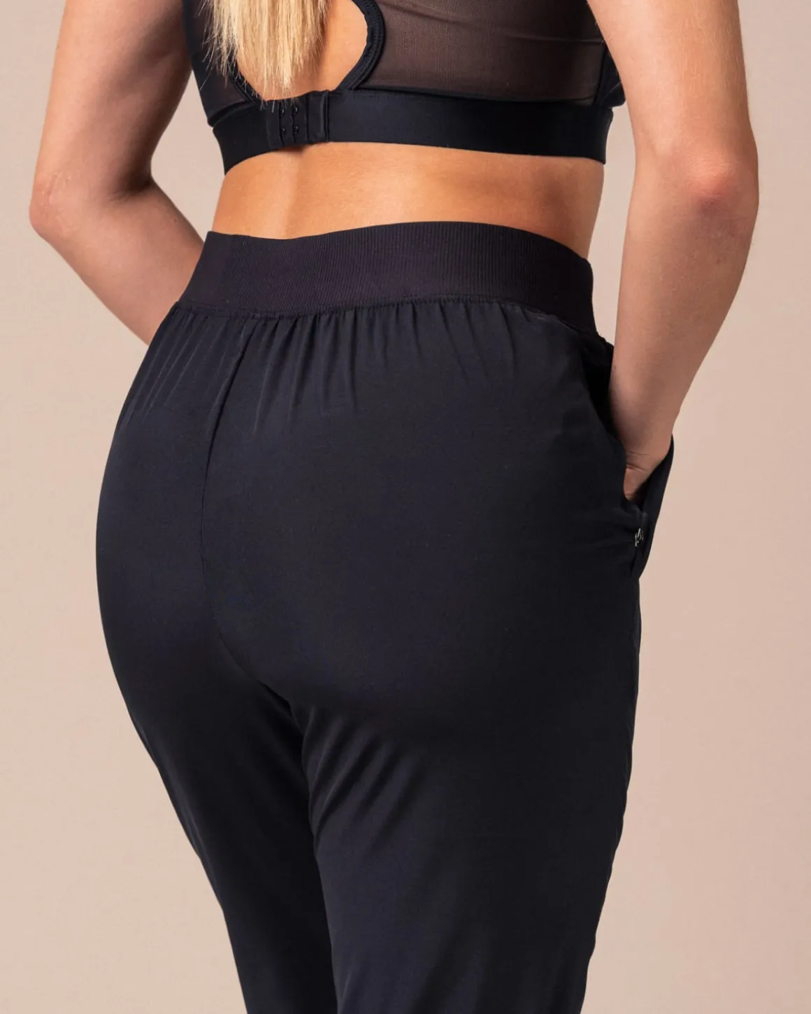 Stellar Rib Pant Black Beauty
