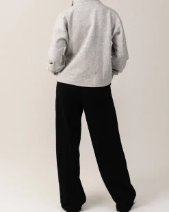 Straight Sweatpants Black/70s