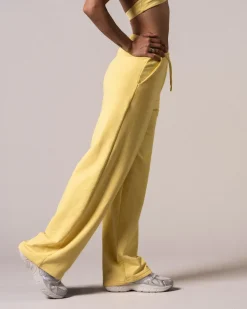 Straight Sweatpants Loopback Yellow Lemon