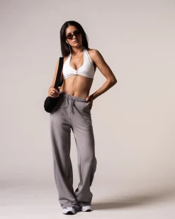 Straight Sweatpants Loopback Grey Dove