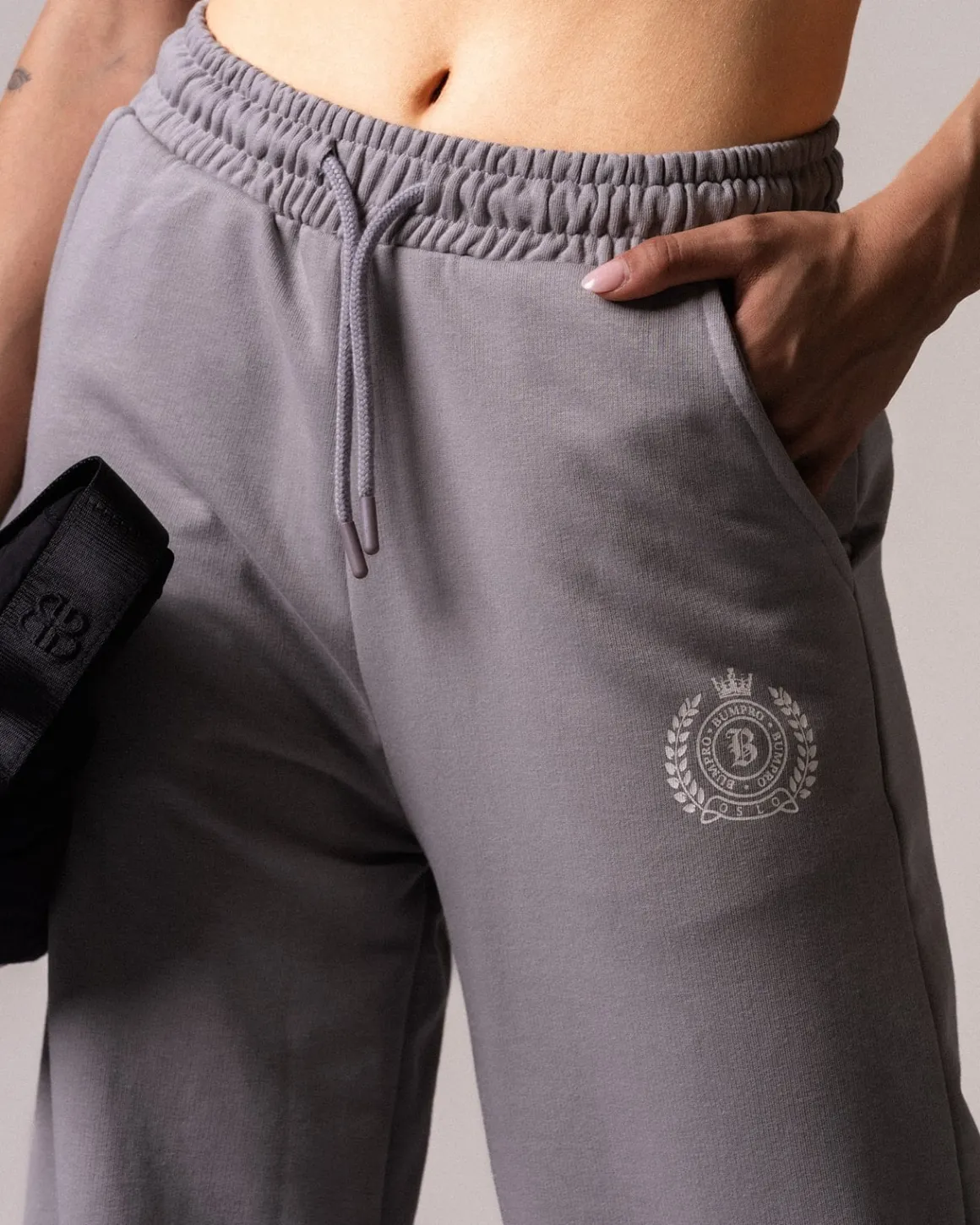 Straight Sweatpants Loopback Grey Dove