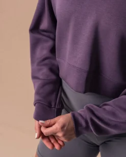 Studio Modal Sweater Lilac Plum