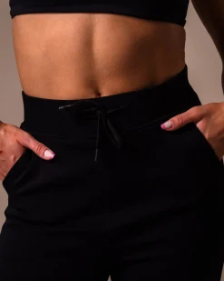 Studio Modal Wide Pants Black