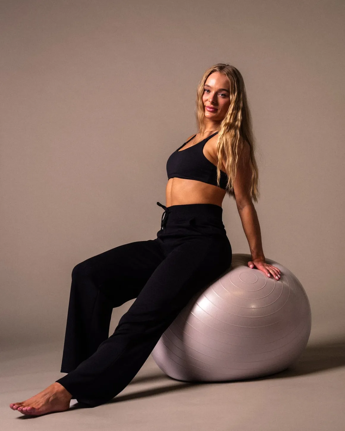 Studio Modal Wide Pants Black