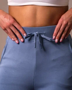 Studio Modal Wide Pants Blue Winward