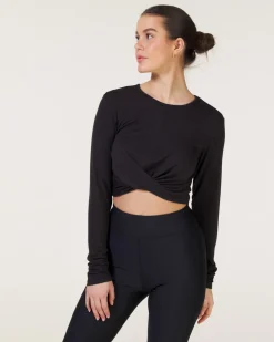 Studio Twist Long Sleeve Black