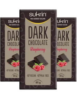 Sukrin Dark Chocolate Raspberry 3x85g