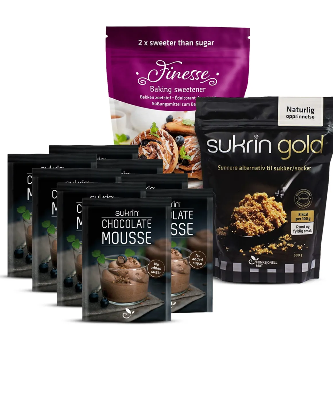 Sukrin favoritt-pakken 3 pack
