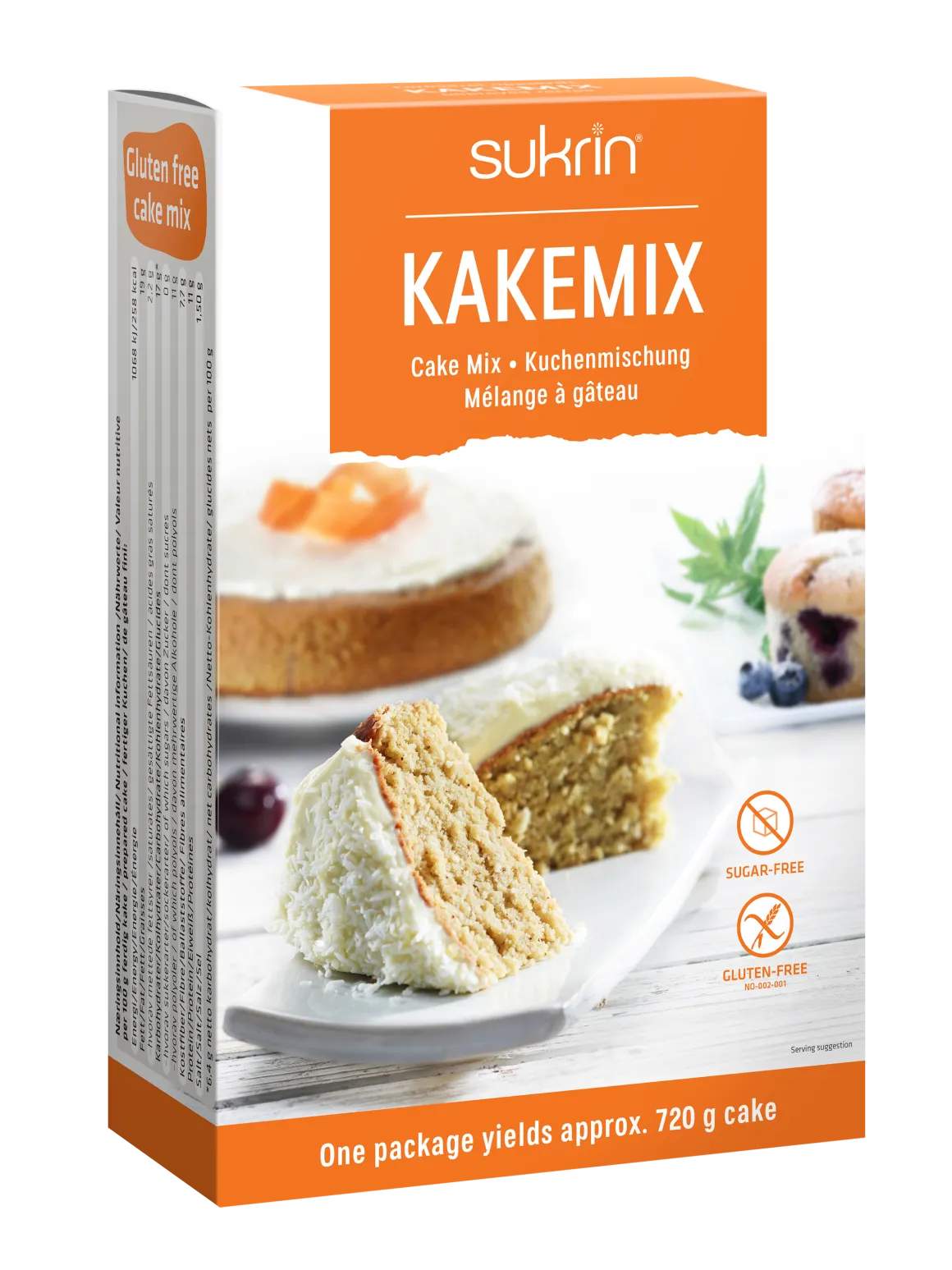 Sukrin Kakemix 3x285g