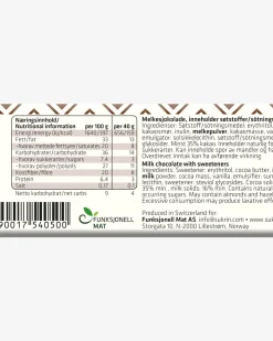 Sukrin Melkesjokolade 40g