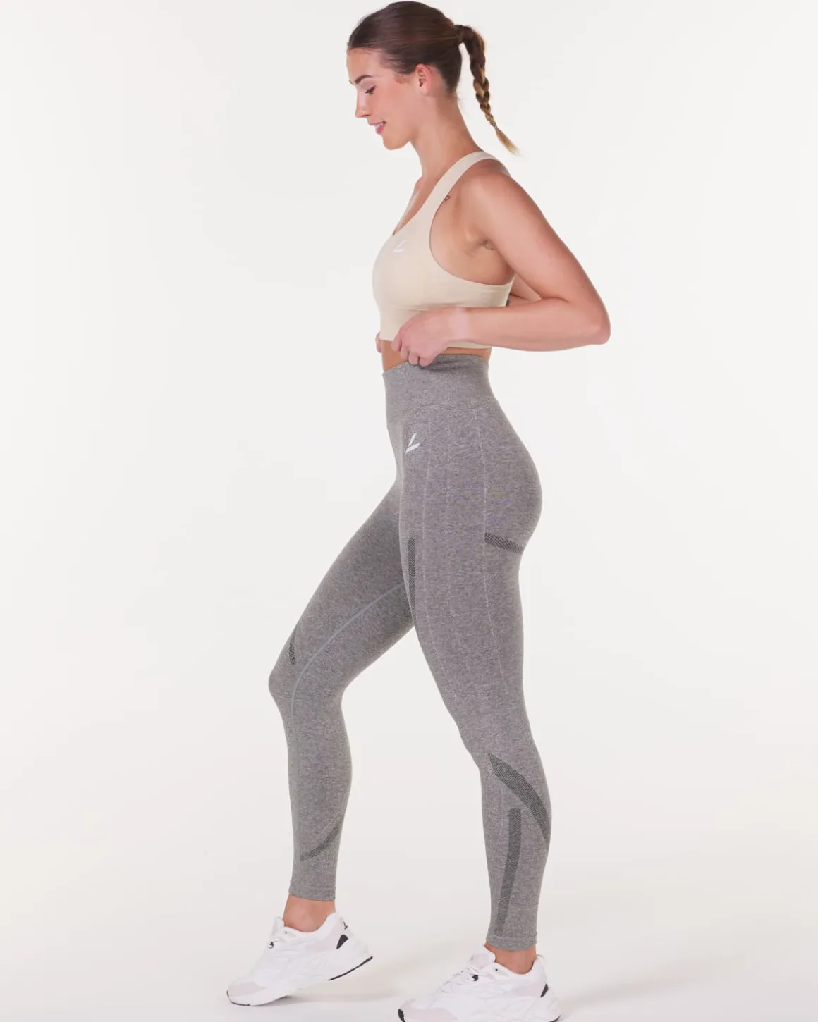 Sustainable Habits Tights Green Dusty Marl