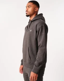 Sweat Hoodie + Core Sweatpants Dark Grey Melange SET
