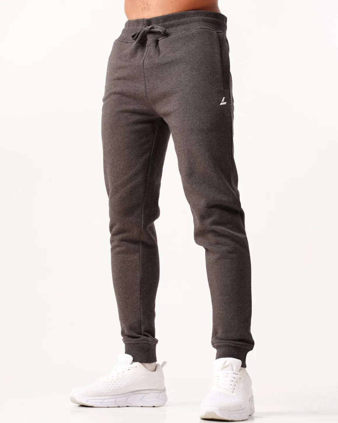 Sweat Hoodie + Core Sweatpants Dark Grey Melange SET