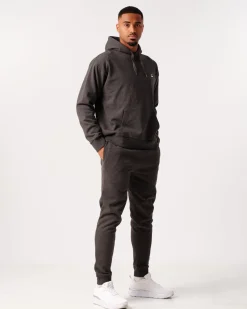 Sweat Hoodie + Core Sweatpants Dark Grey Melange SET