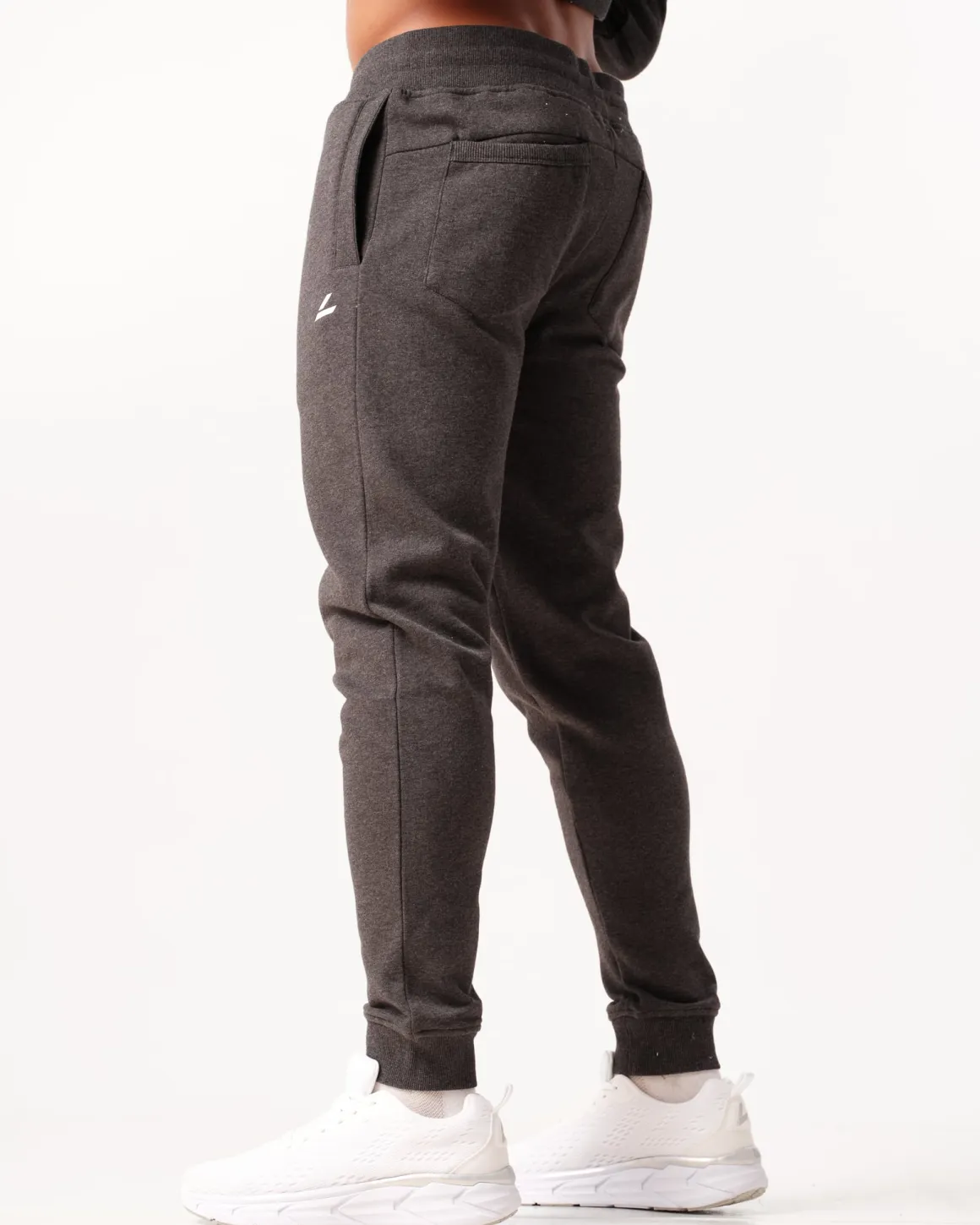 Sweat Hoodie + Core Sweatpants Dark Grey Melange SET