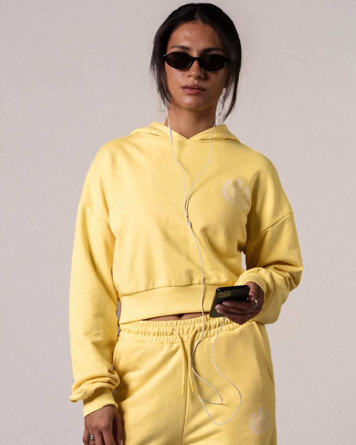Sweat Shorts Loopback Yellow Lemon