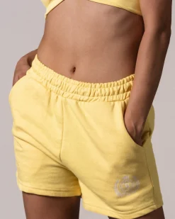 Sweat Shorts Loopback Yellow Lemon