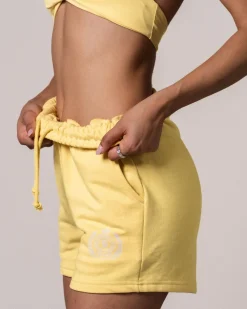 Sweat Shorts Loopback Yellow Lemon